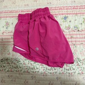 Sonic Pink Lululemon Hotty Hot Shorts